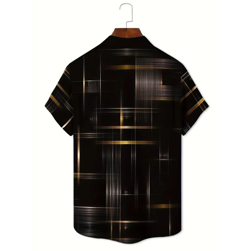 Elegant Oversized Linen Shirt – Men’s Summer T-Shirt